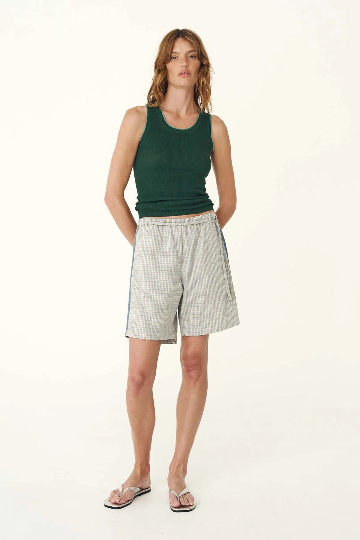 ZOE CONTRAST KNIT TANK