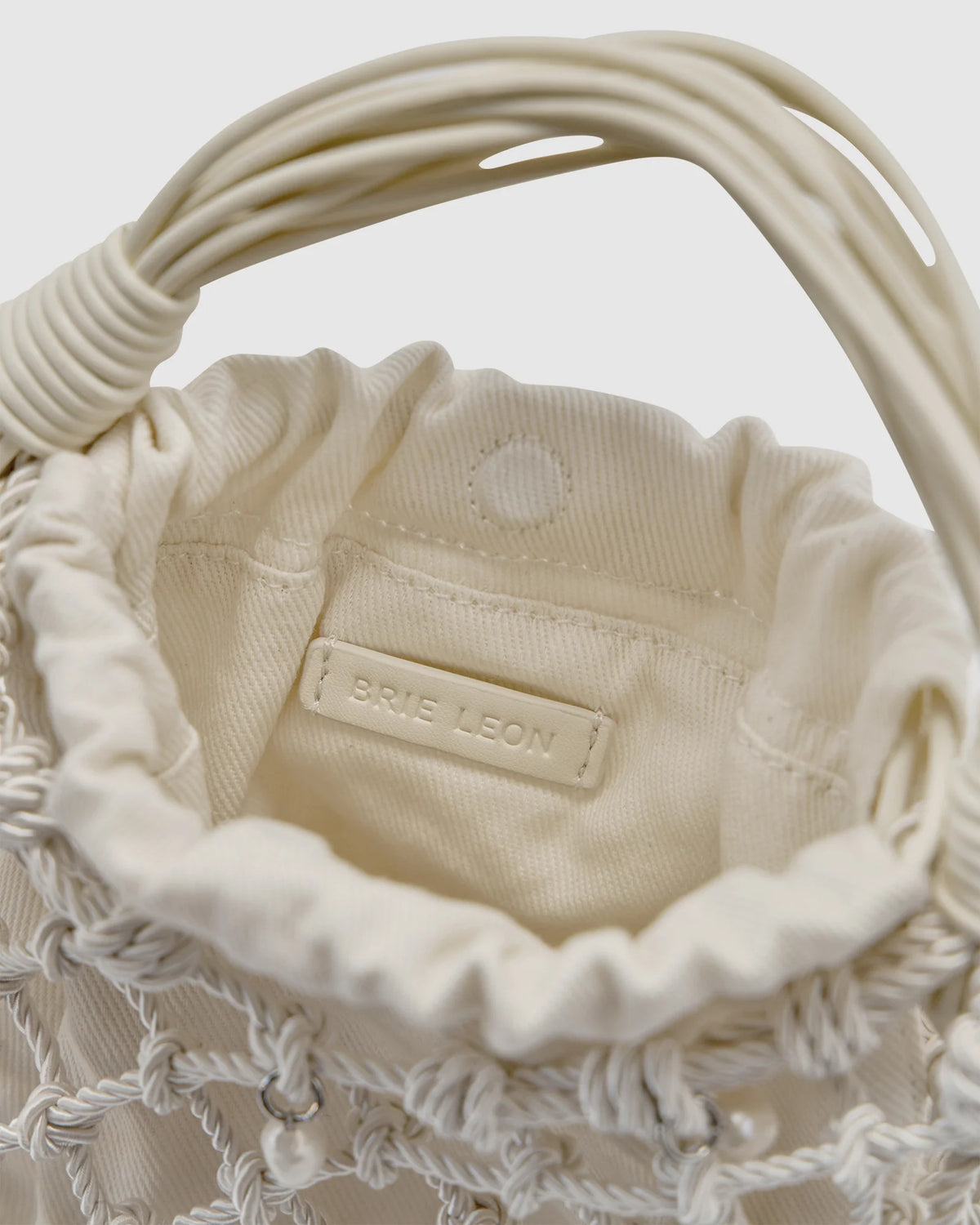 Capri Slouch Mini Bag-Oat