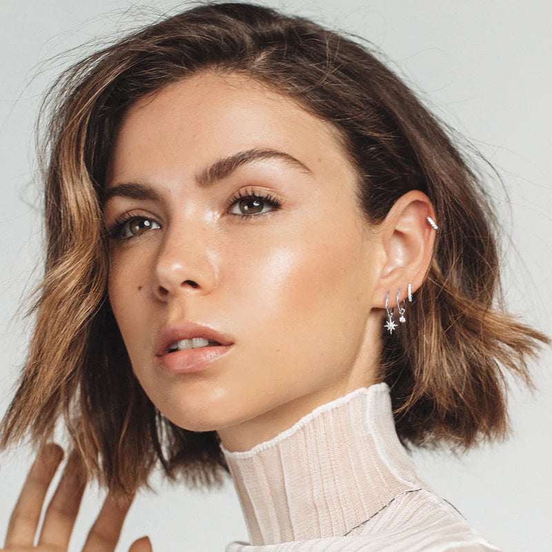 North Star Mini Hoops - Silver