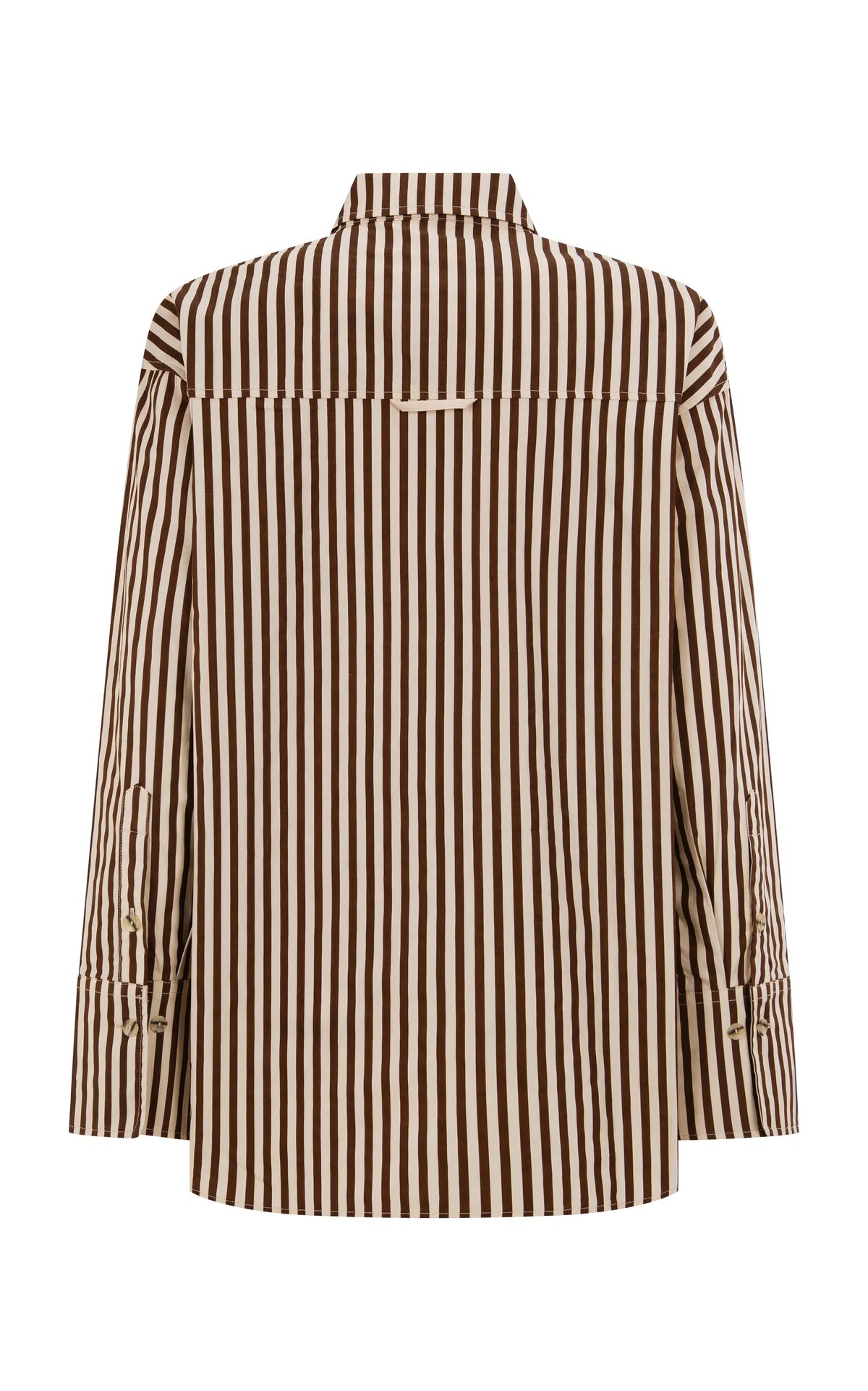AJJA Shirt Chocolate Stripe