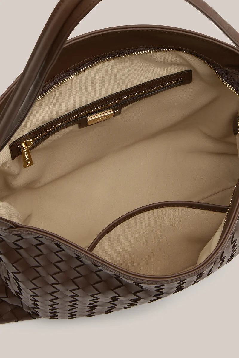 Woven Bella convertibile -Backpack Chocolate