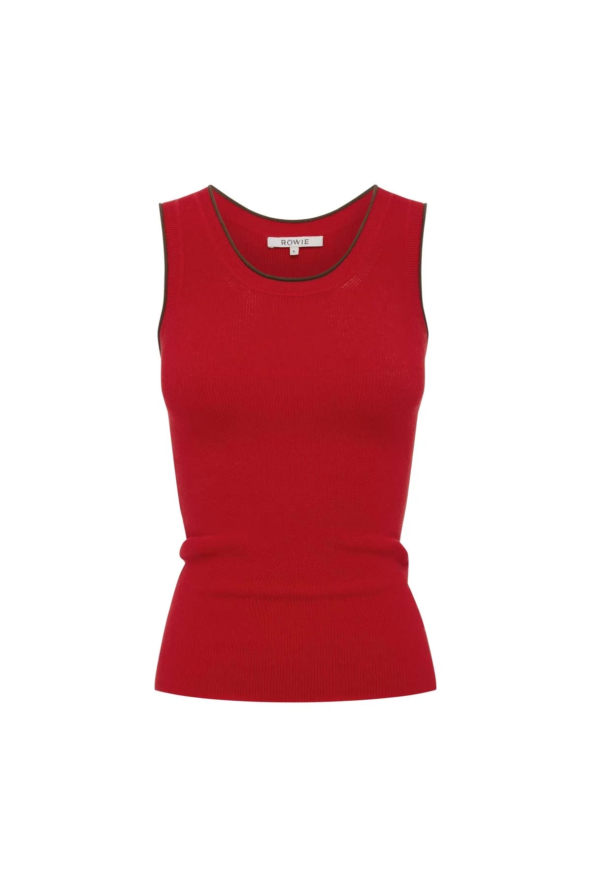 ZOE CONTRAST KNIT TANK