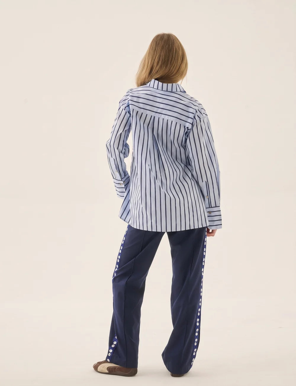 Pre order - AJ Crest Palermo Shirt Sea Blue