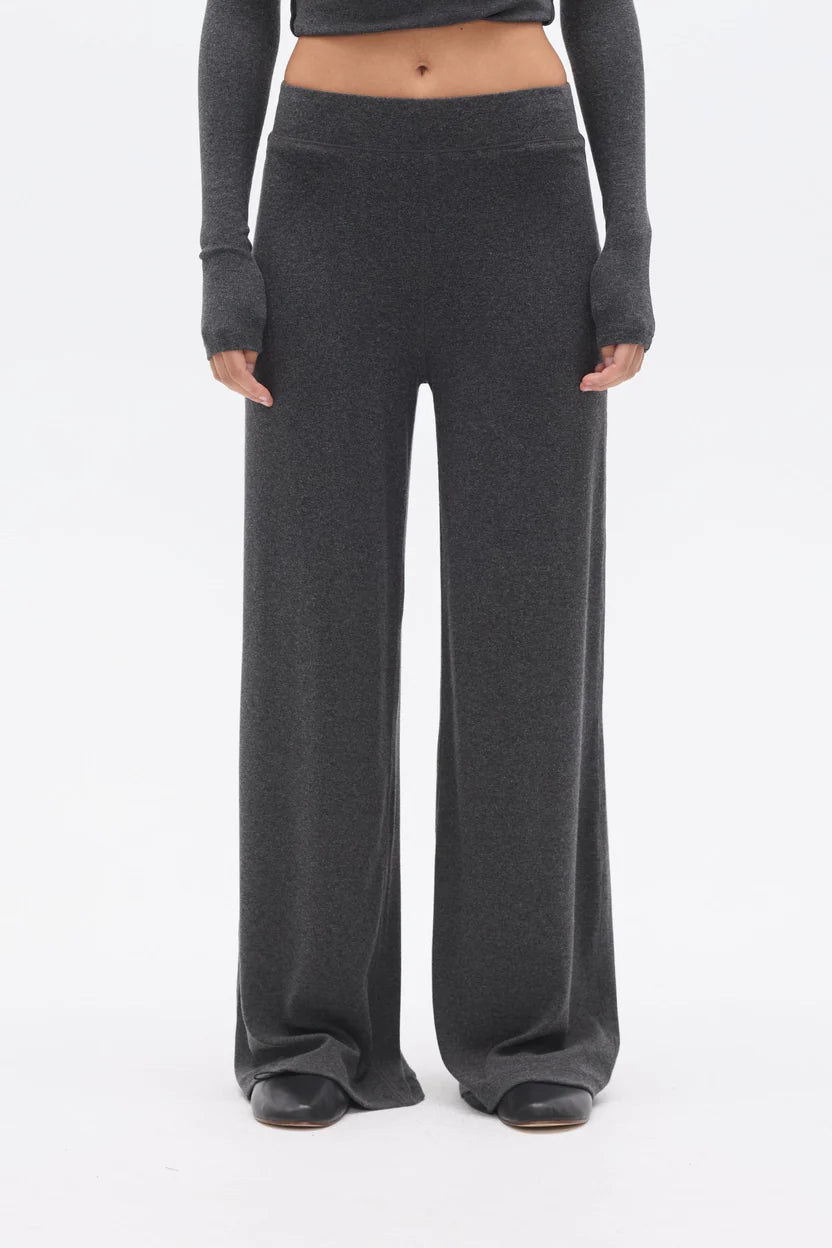 MEREDITH Pant-Dark Heather Grey