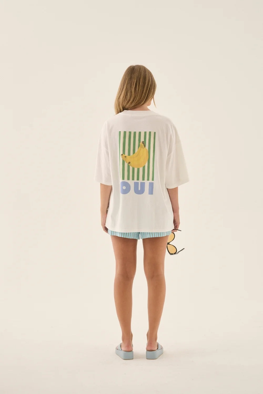 Banana Oversized Tee Snow
