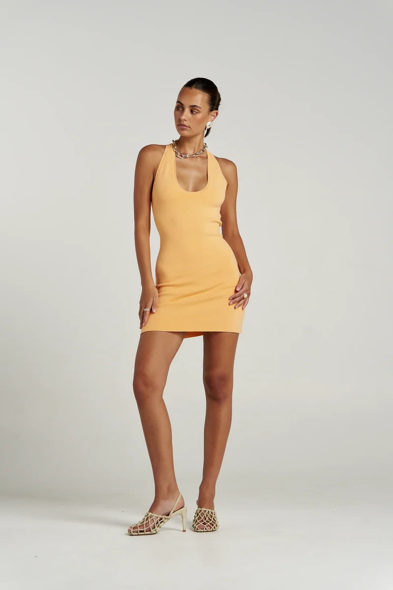 Phoebe Mini Dress-Aperol