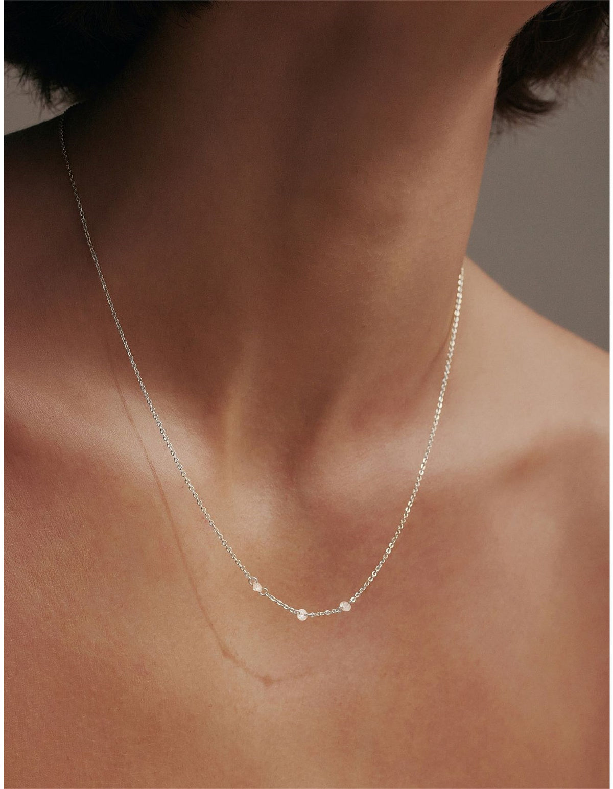 Floating Stone Necklace