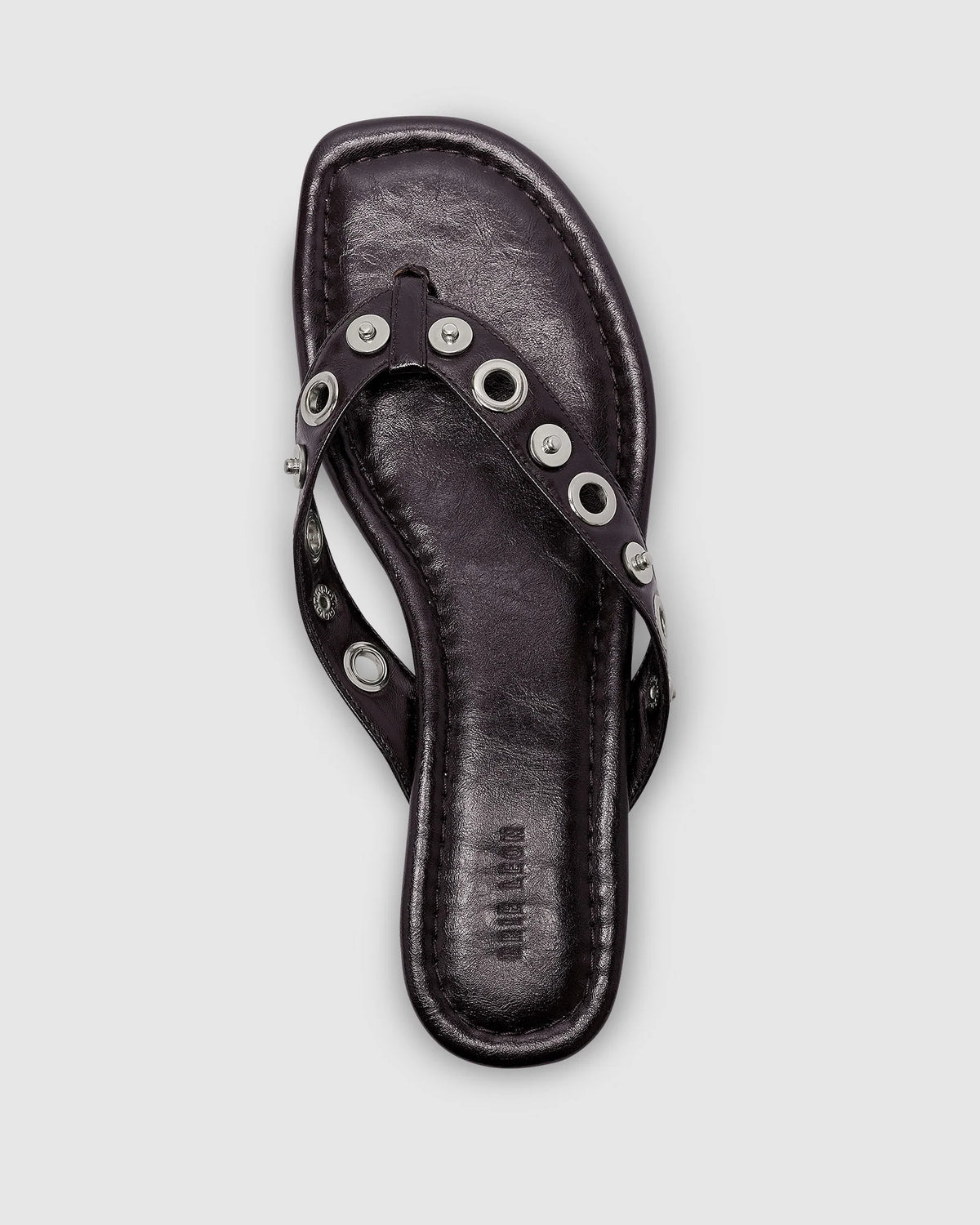 Eyelet Sandal-Burnt Coffee