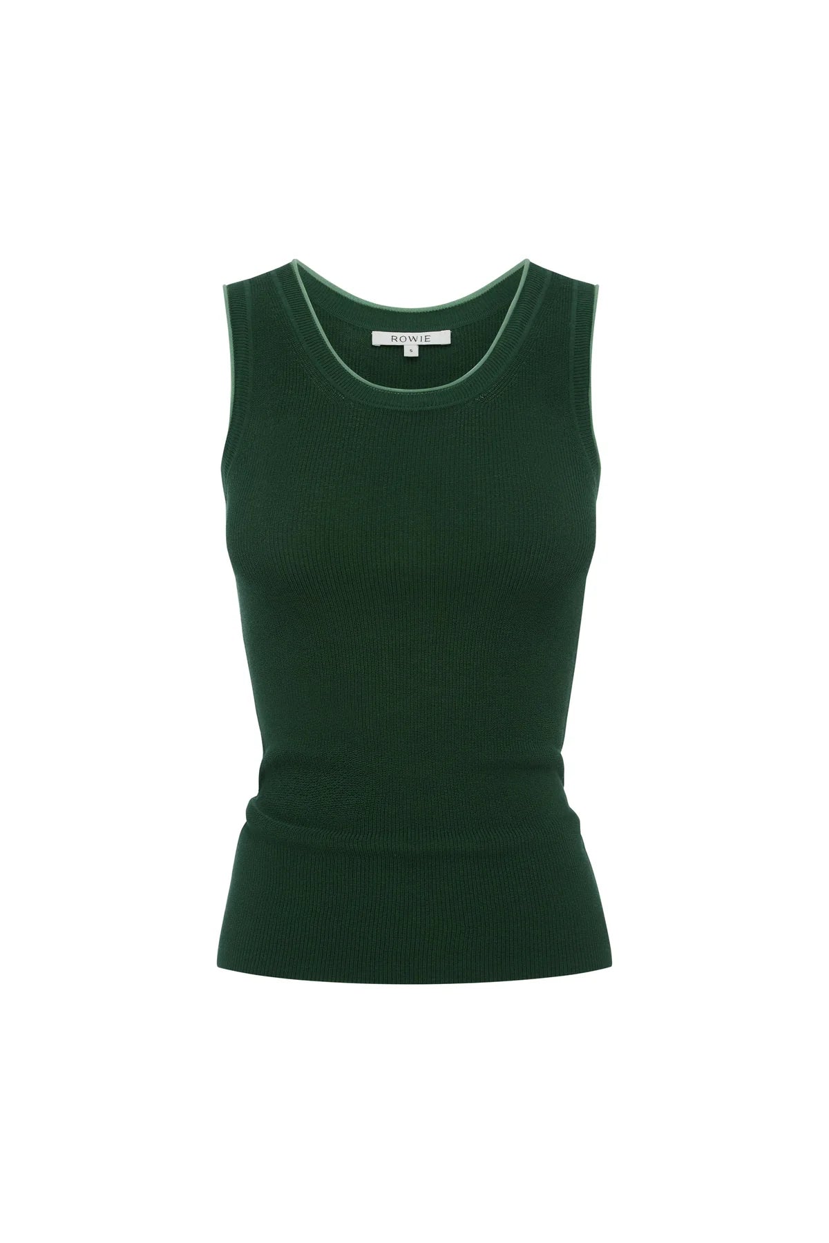 ZOE CONTRAST KNIT TANK