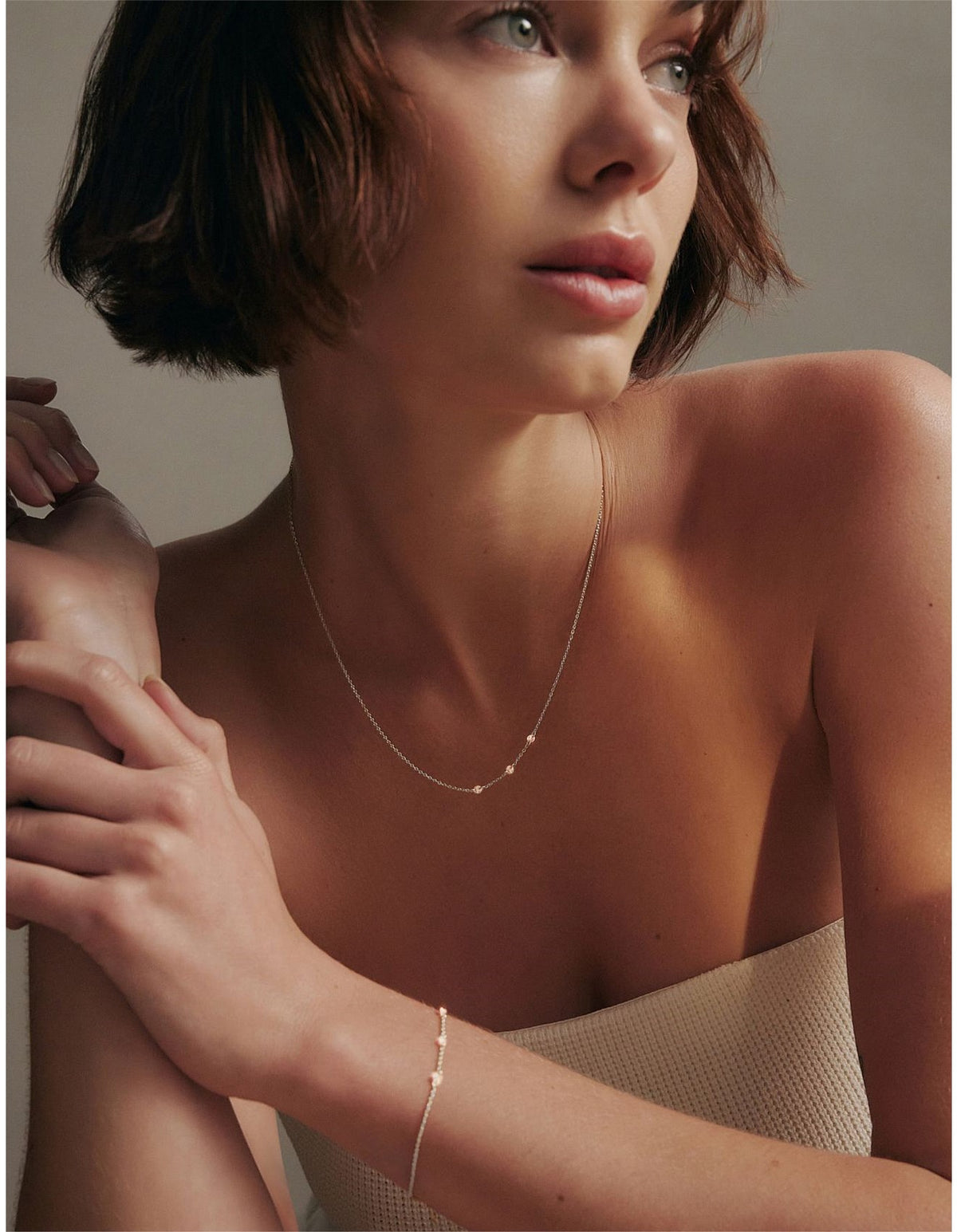 Floating Stone Necklace