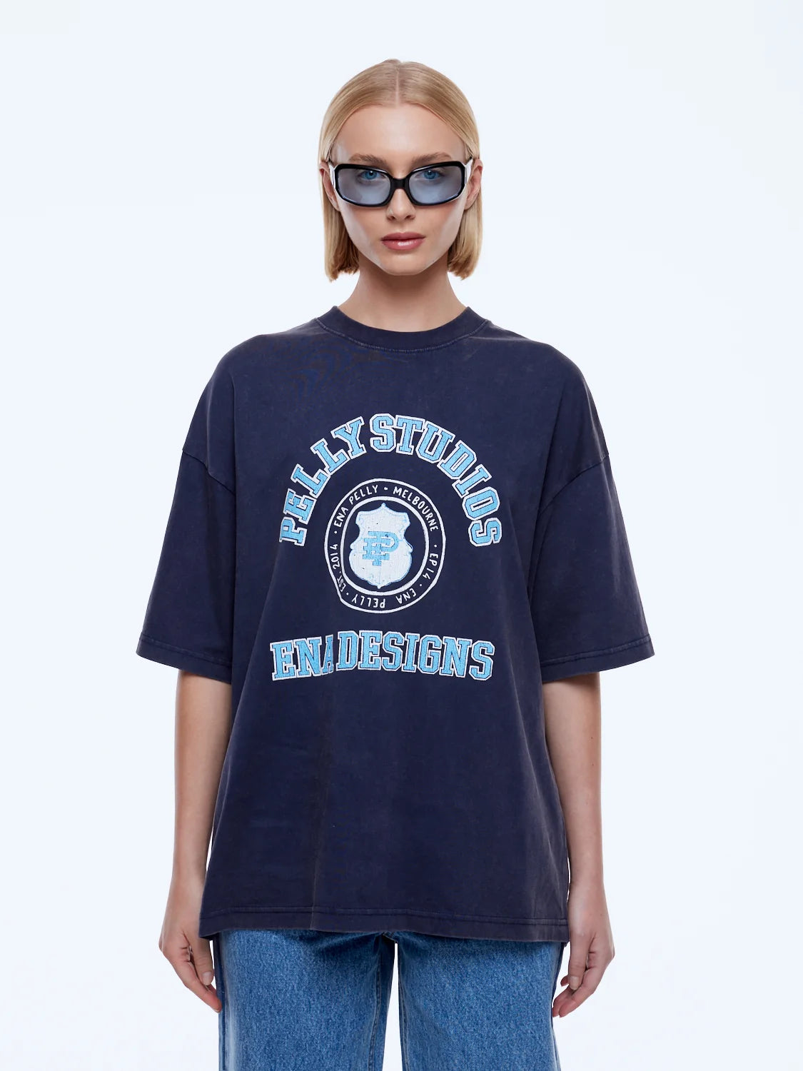 Maeve Relaxed Tee Legacy-Navy