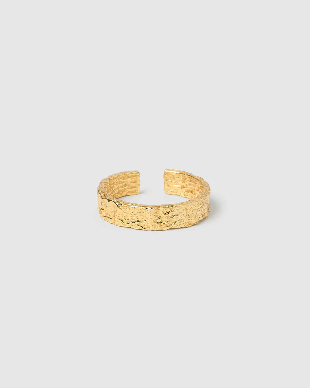 Eros Gold Textured Ring