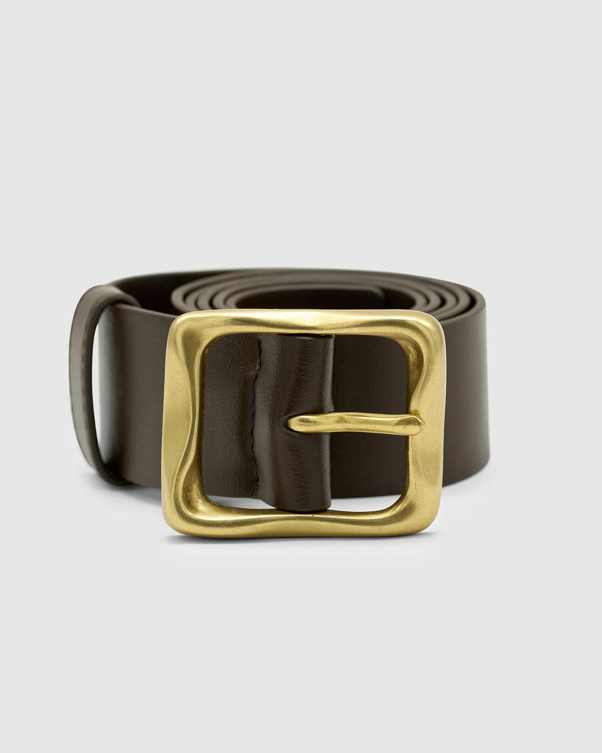Everyday Belt-Chocolate/Gold