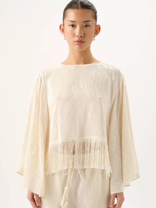 Vali Jacquard Top