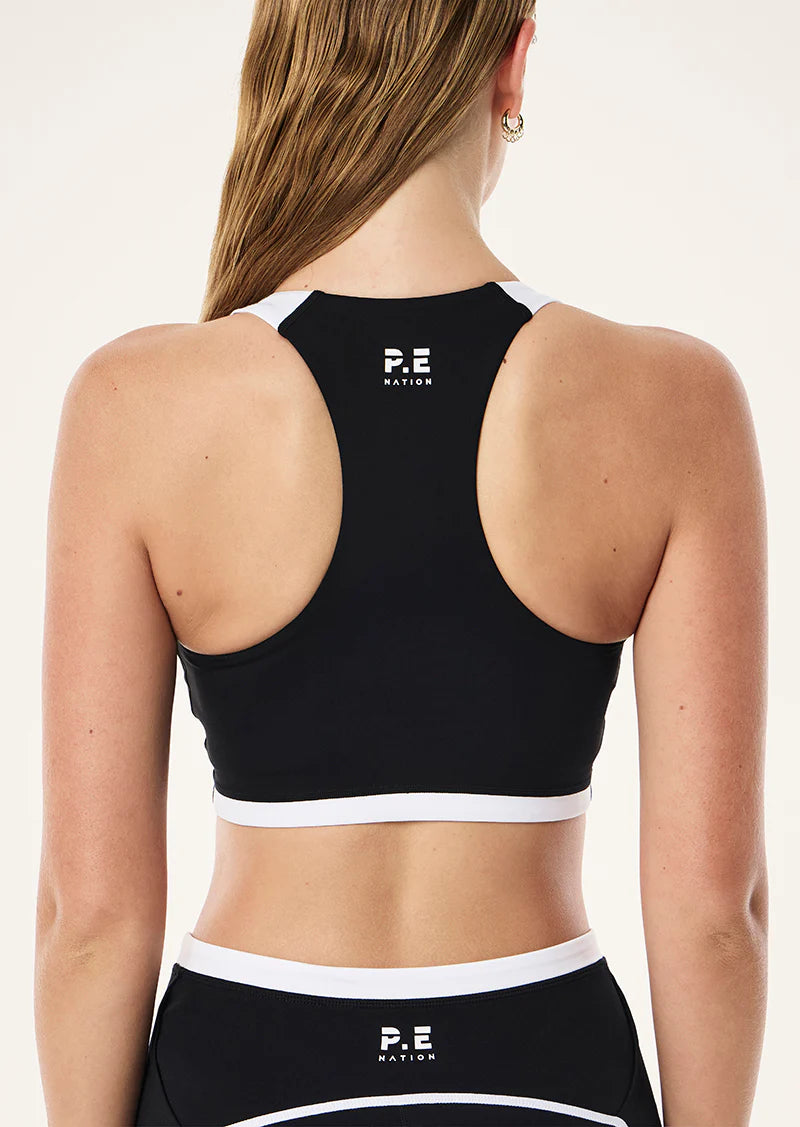 PRE ORDER - Highgate Sports Bra- Black/White