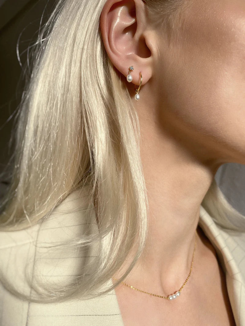 Aspen Mini Drop Earrings - Gold