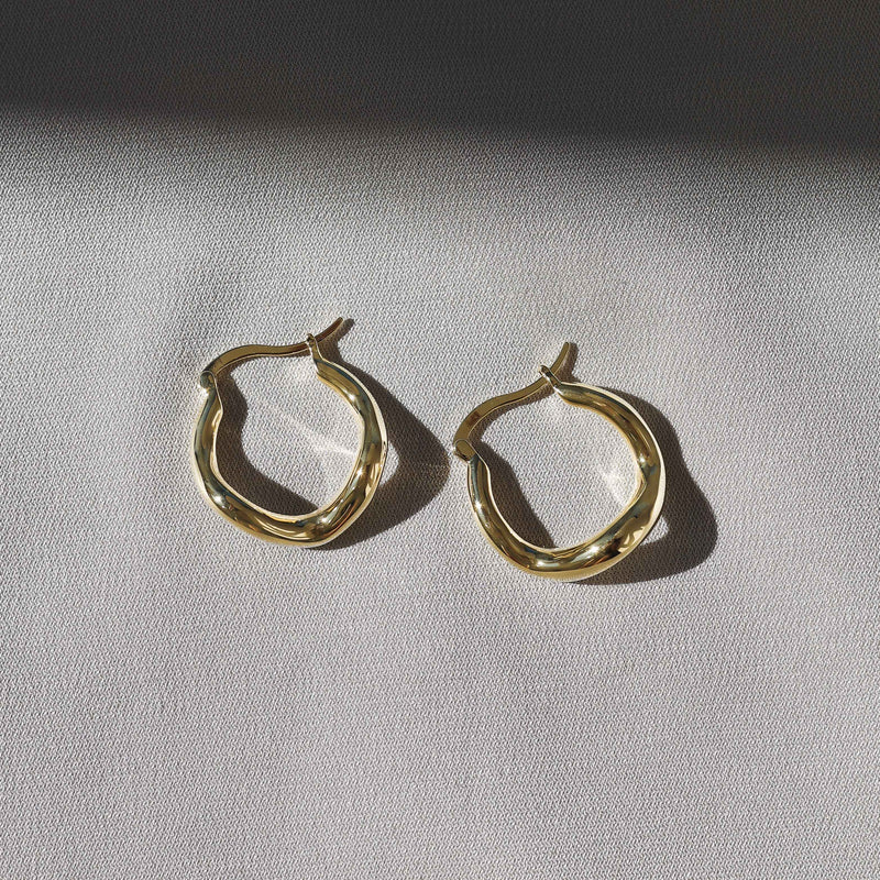 Wabi Sabi Hoops - Gold