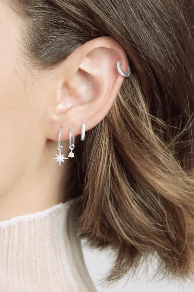 North Star Mini Hoops - Silver