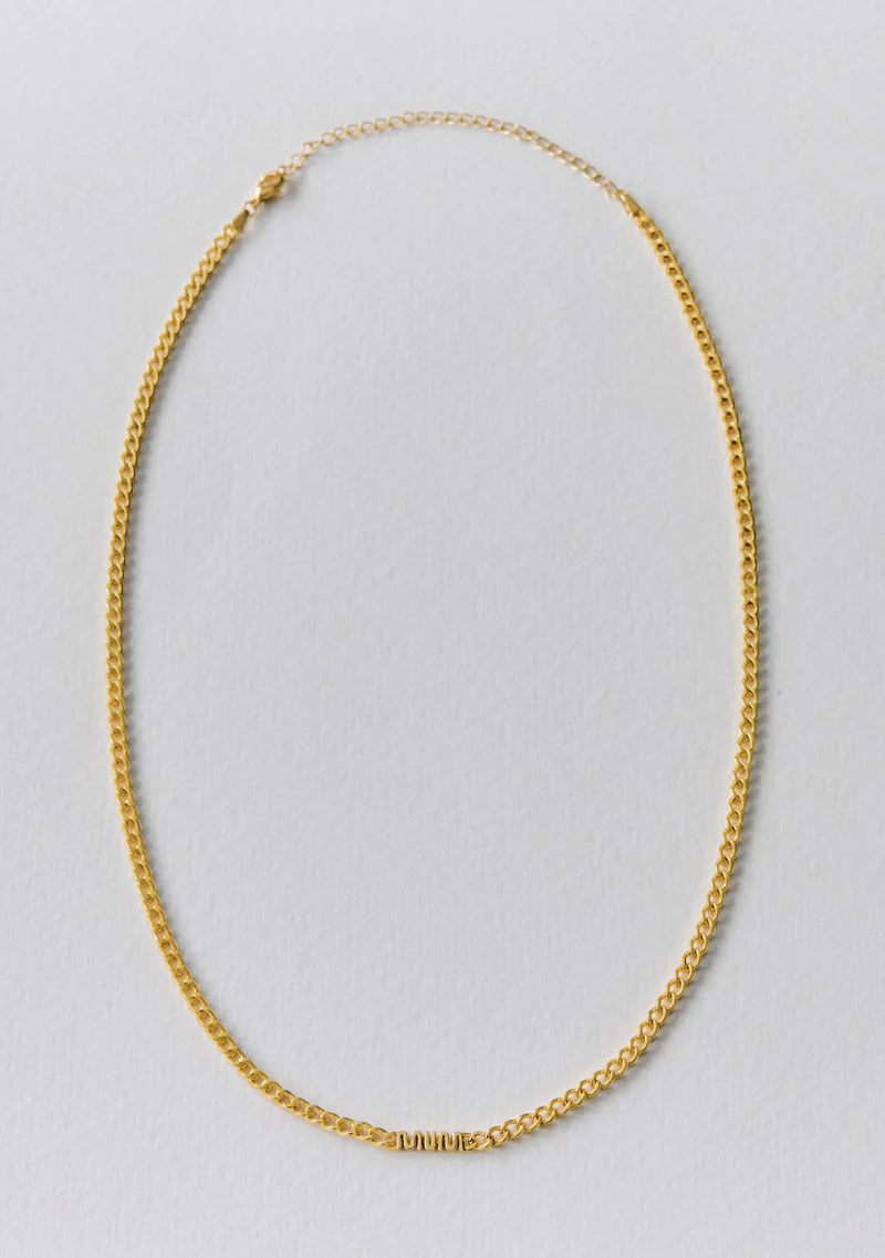 MUM Chain Necklace - Gold