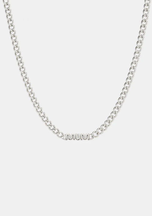 MUM Chain Necklace - Silver