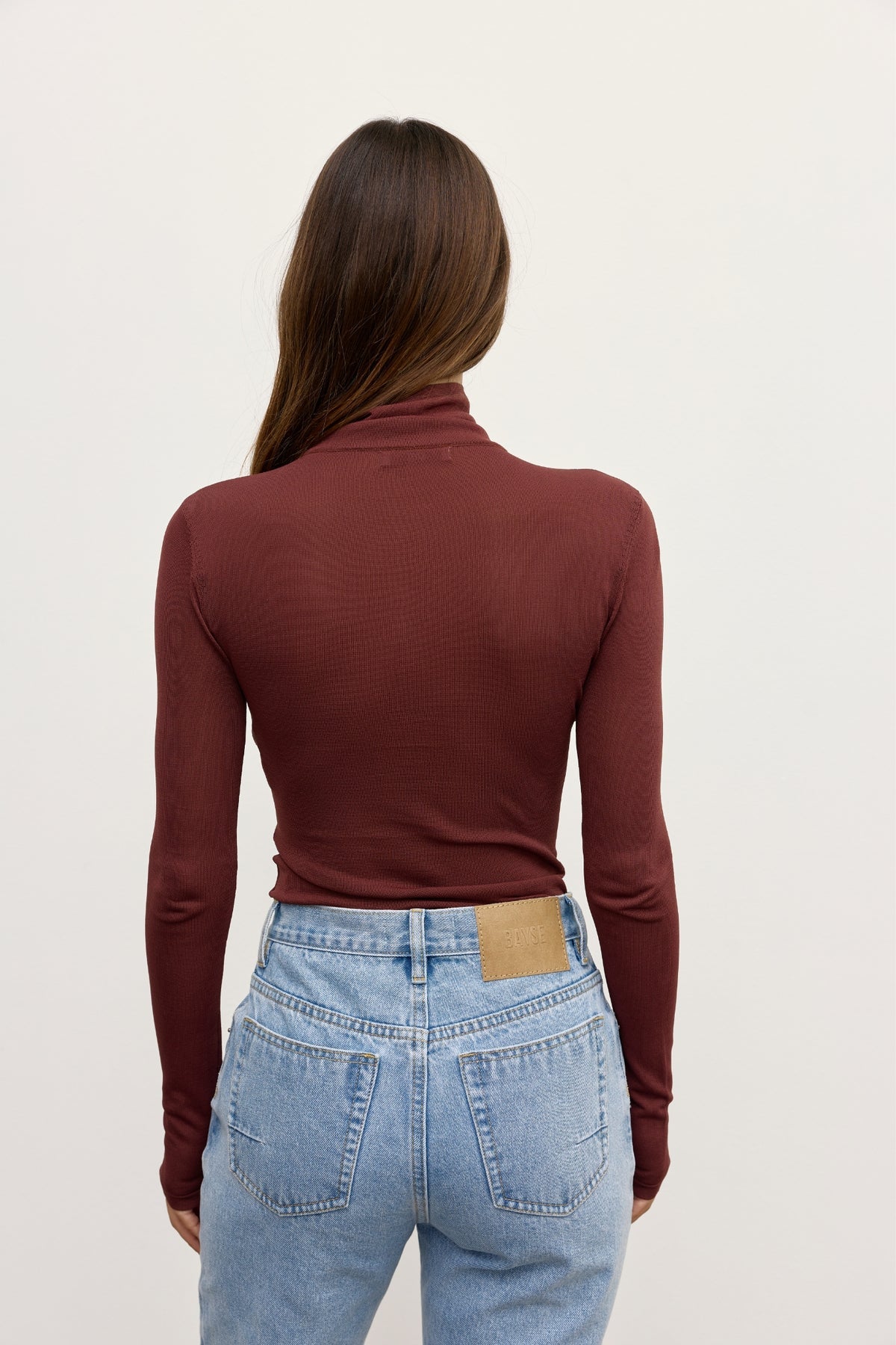 AIRLIE Top- Burgundy
