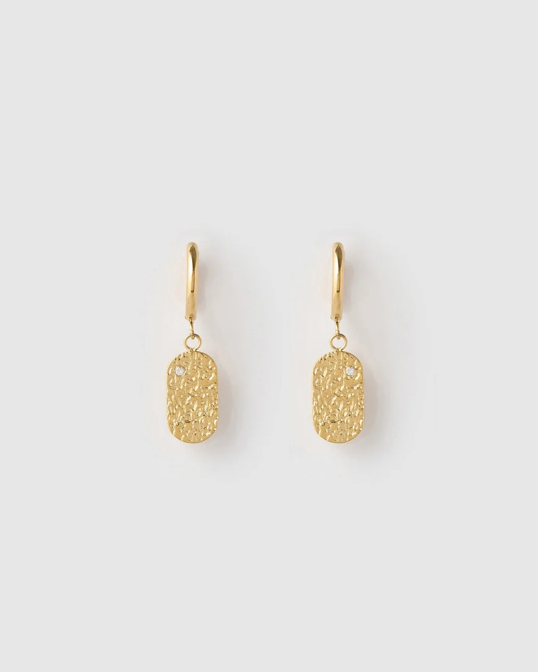 Mendoza Gold Huggie Earrings