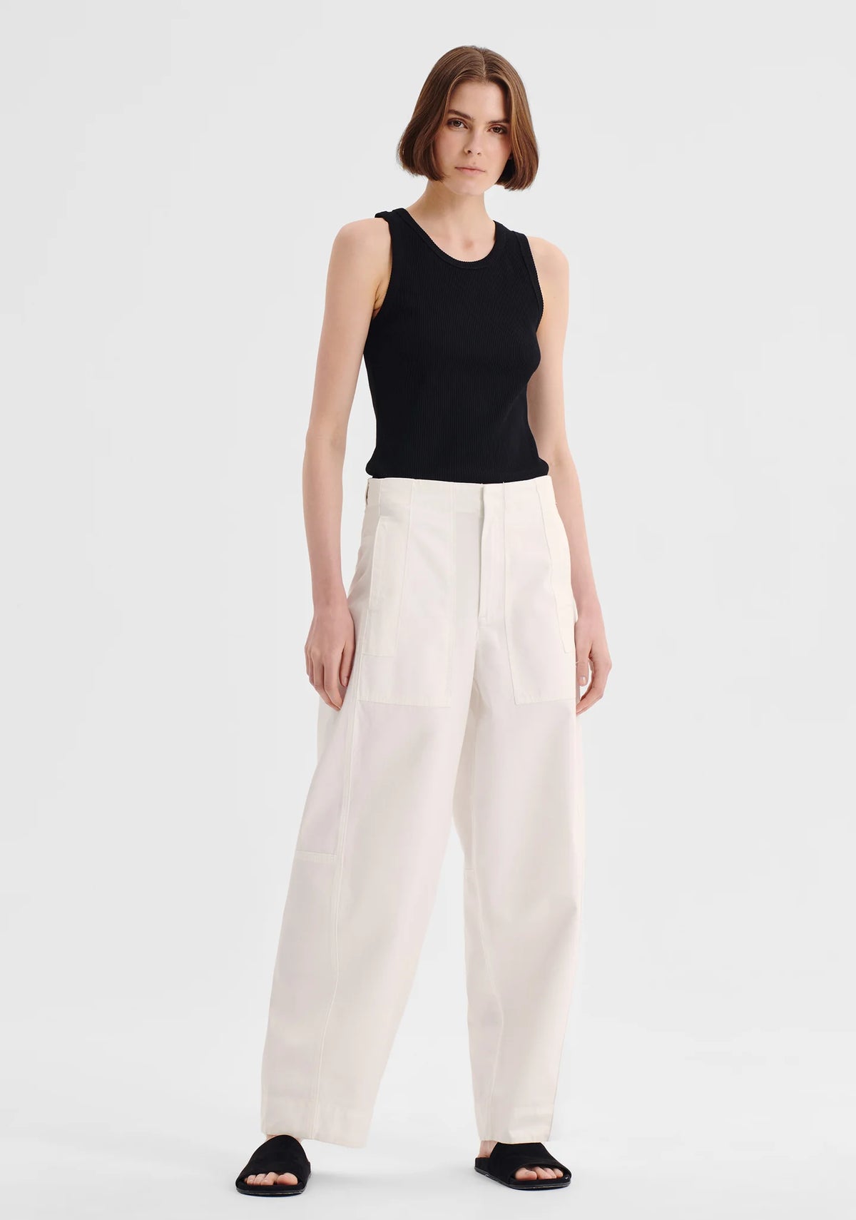 PRE ORDER-Henry Cargo Pant-White