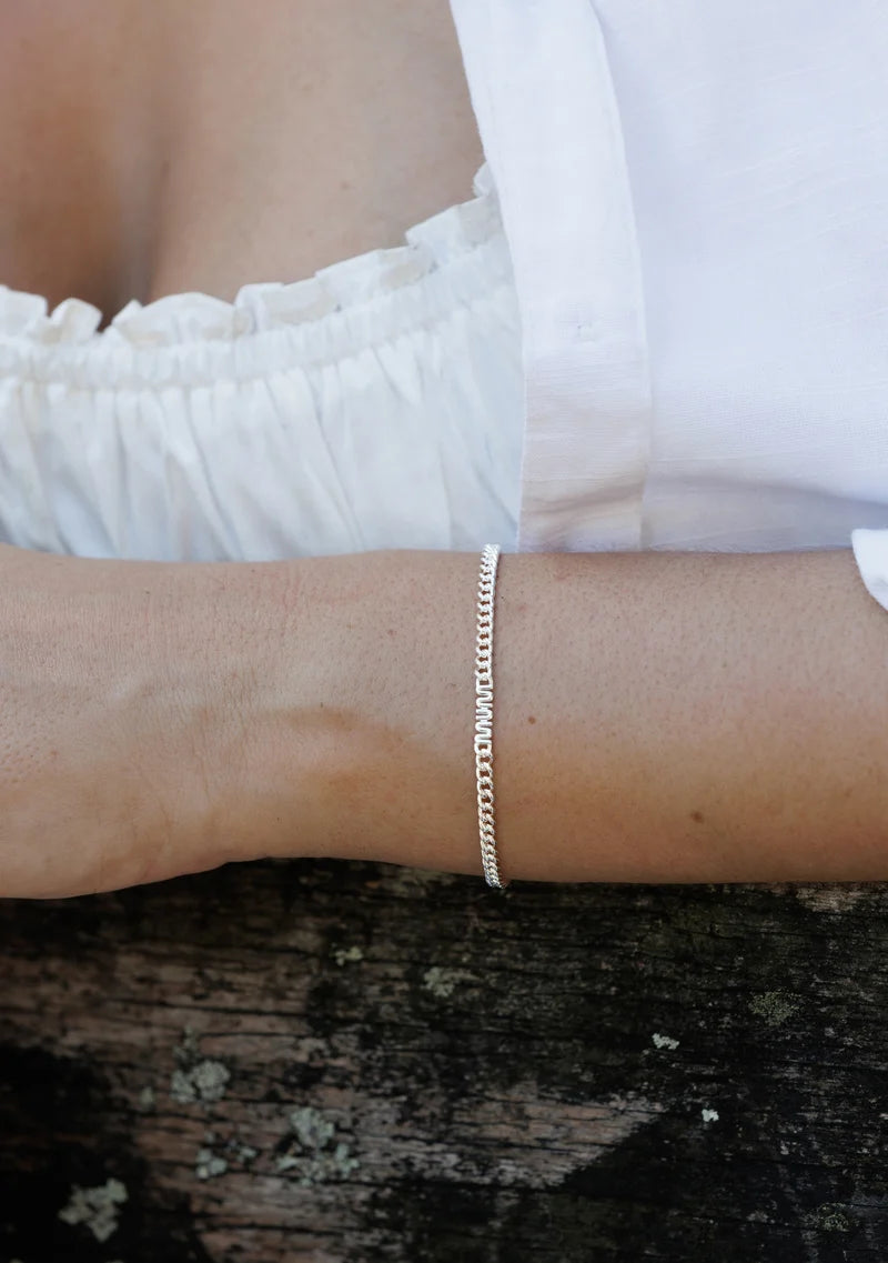 MUM Chain Bracelet-Silver
