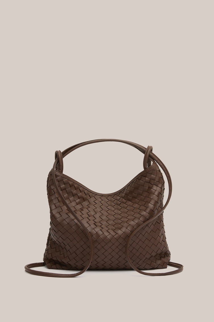 Woven Bella convertibile -Backpack Chocolate