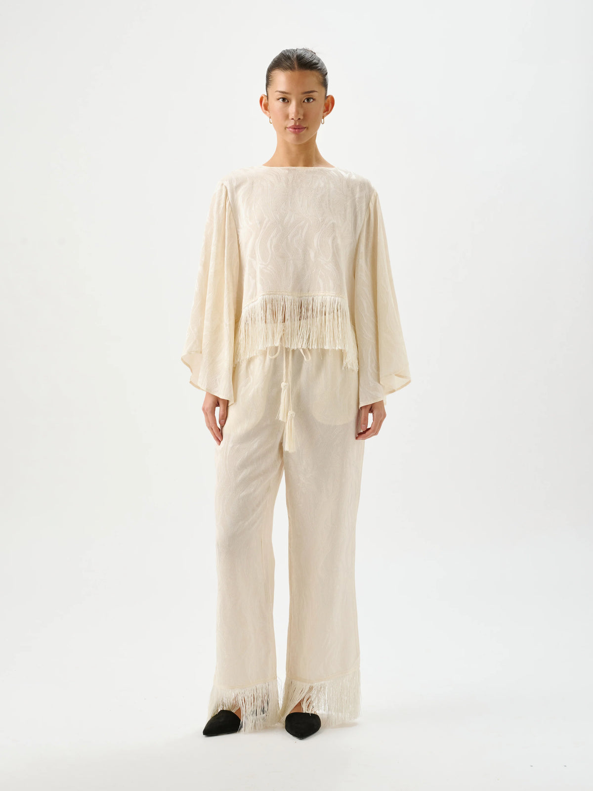 Vali Jacquard Top