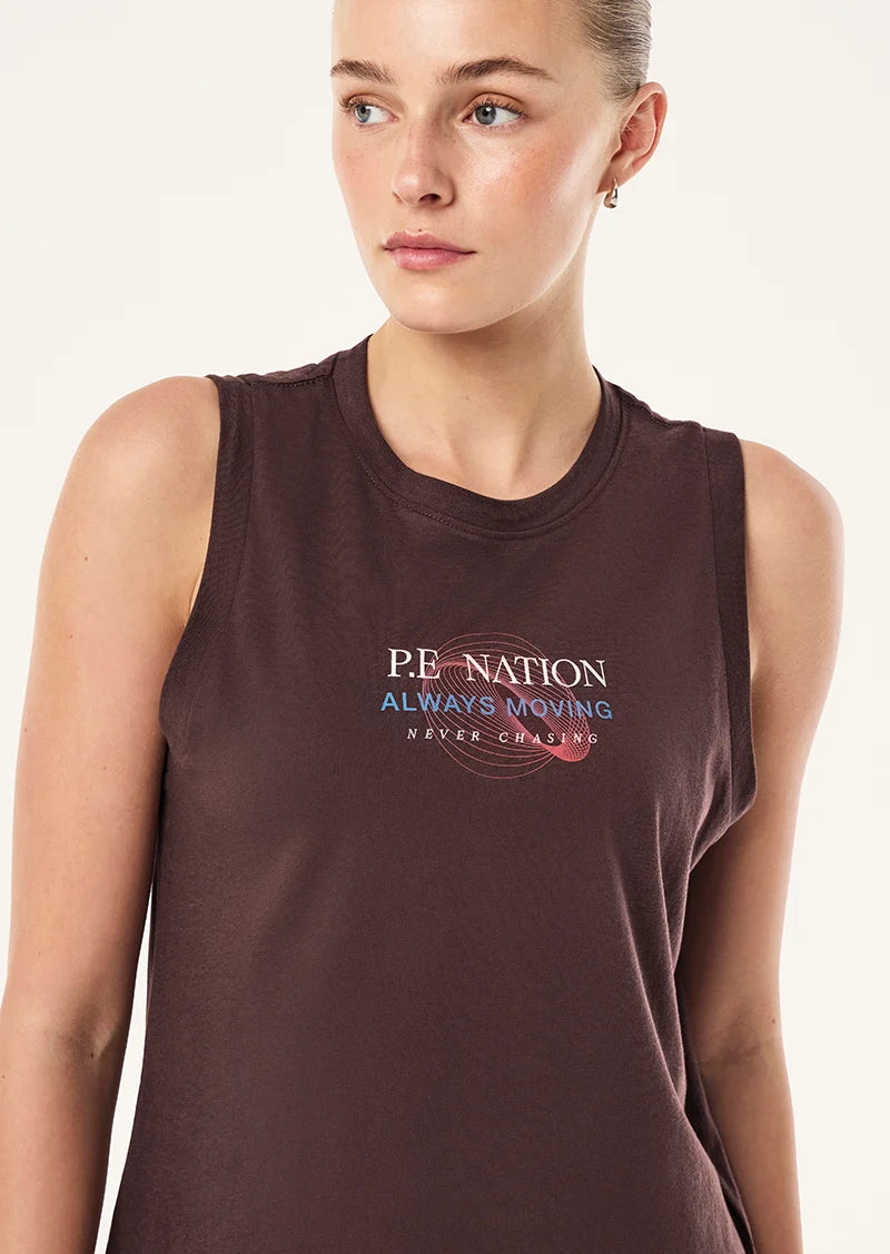 Snap Tank In Dark Plum
