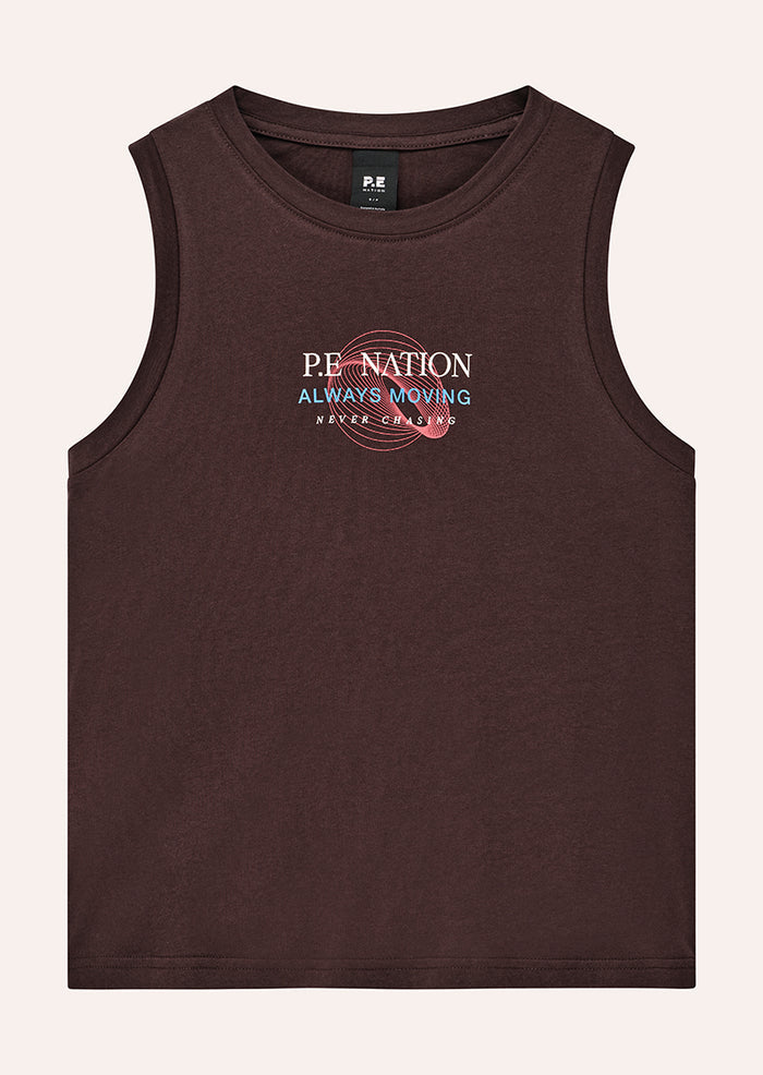 Snap Tank In Dark Plum