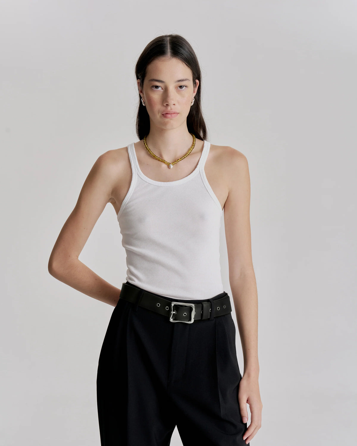Everyday Belt-Black/Silver