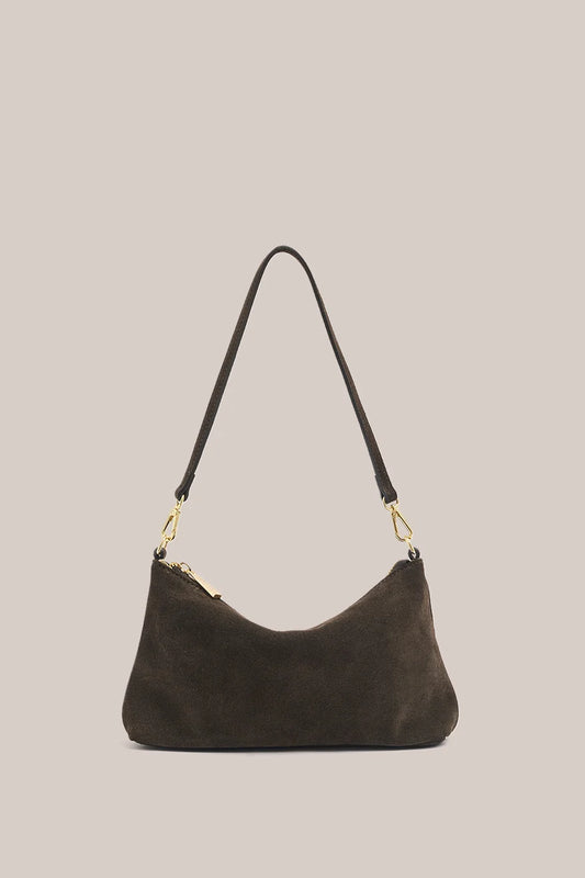Ashley Suede Crossbody Bag
