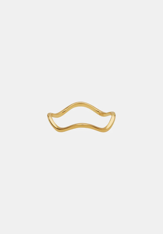 Vera Wave Ring-Gold