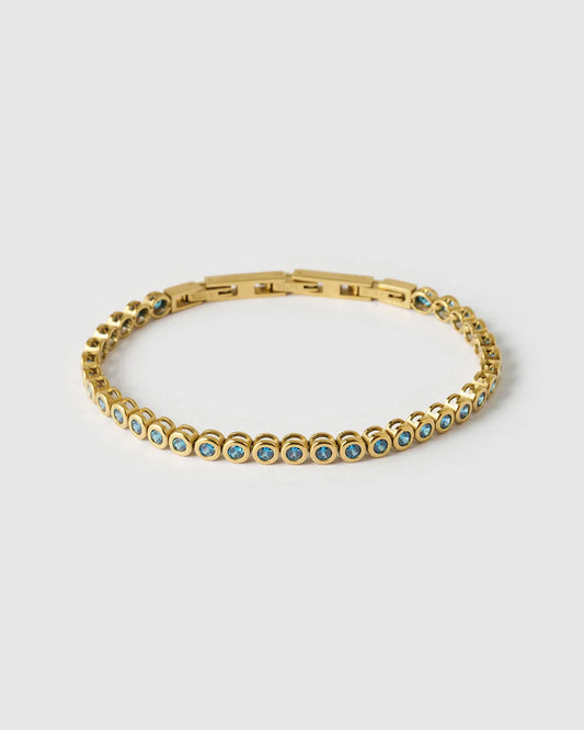 Winona Gold Bracelet-Sapphire