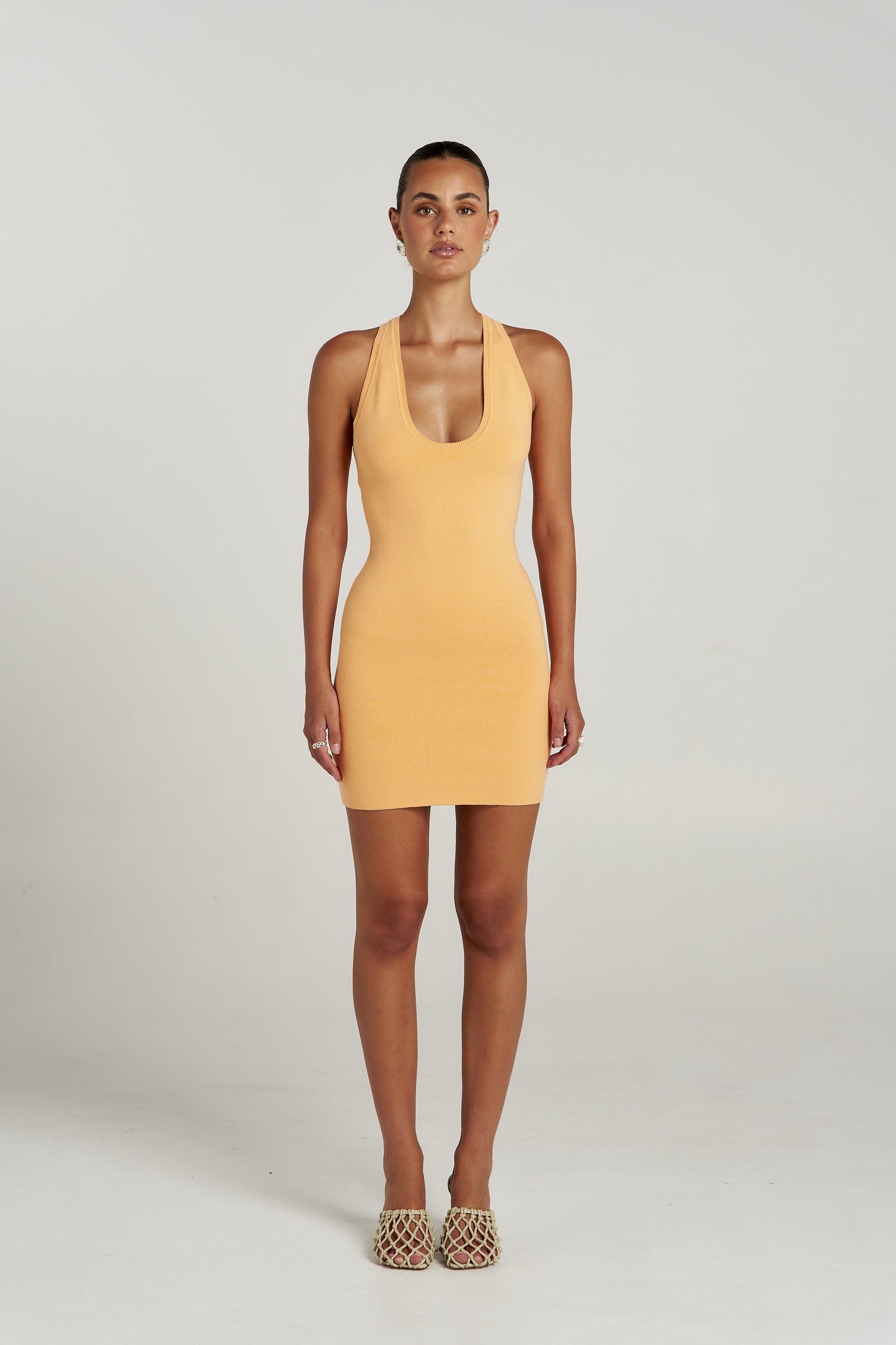 Phoebe Mini Dress-Aperol