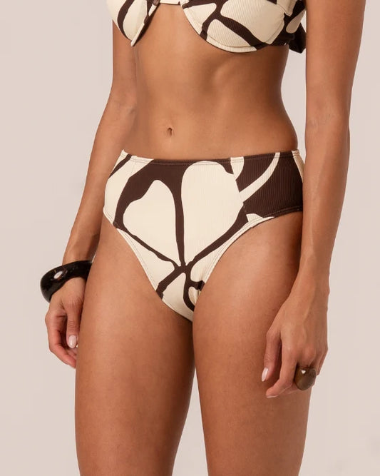 Spliced Mid Rise Bottom-Ibiscu