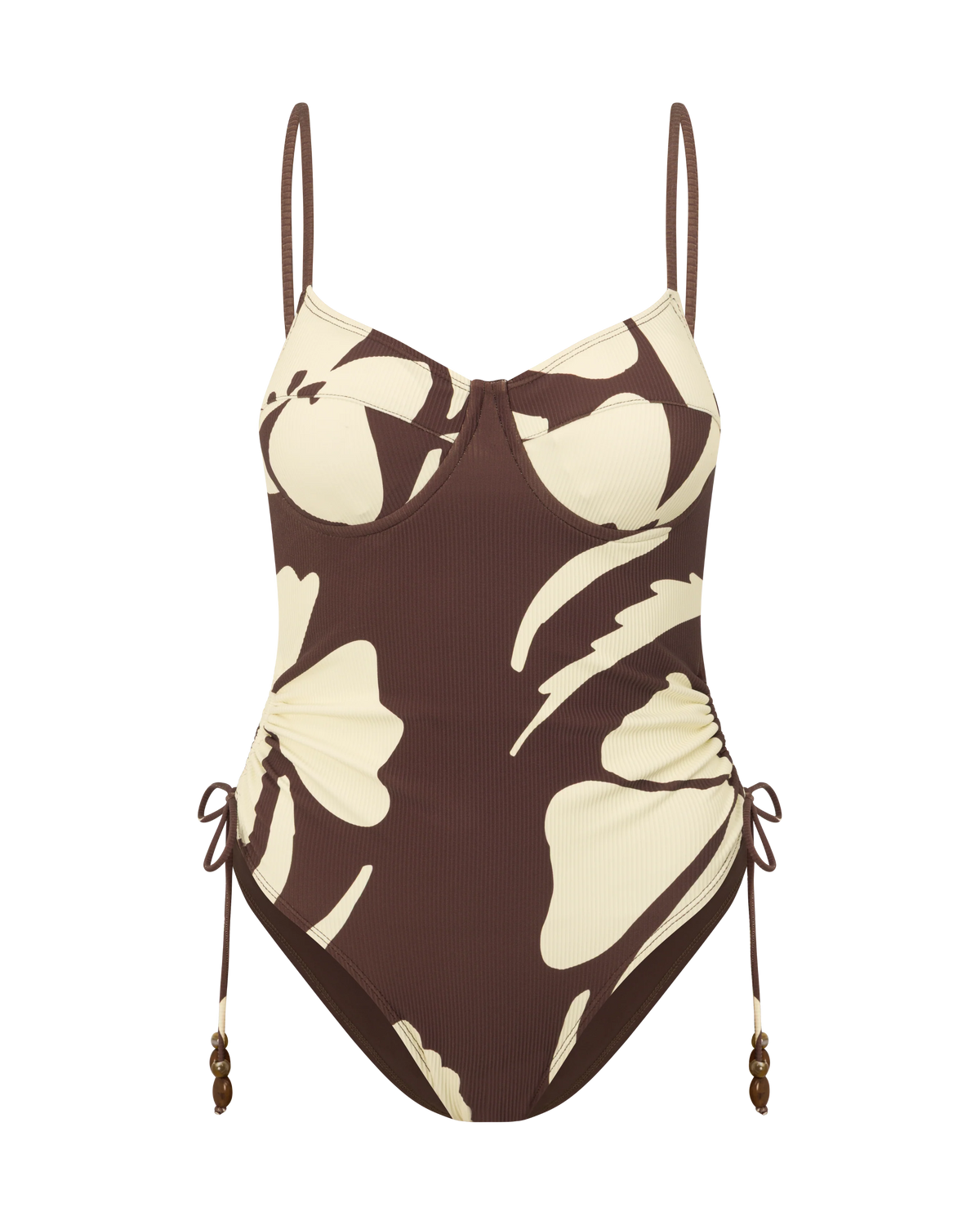 Thin Strap Under Wire One Piece-Ibisco